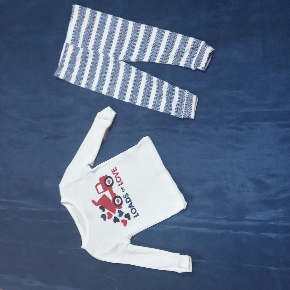 (TODDLER 12 MONTHS) CHICK PEA (2) PIECE PAJAMAS
